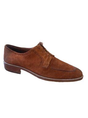 Alan Payne Wembley Ike Behar Brown Leather Lace Up Mens Shoe Sz 11.5 Split Toe